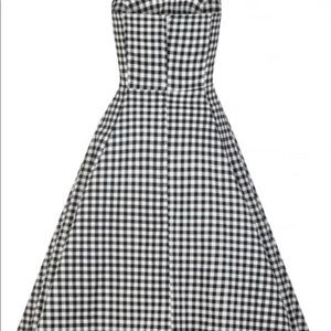 Collectif gingham pinup swing dress size xl - 14